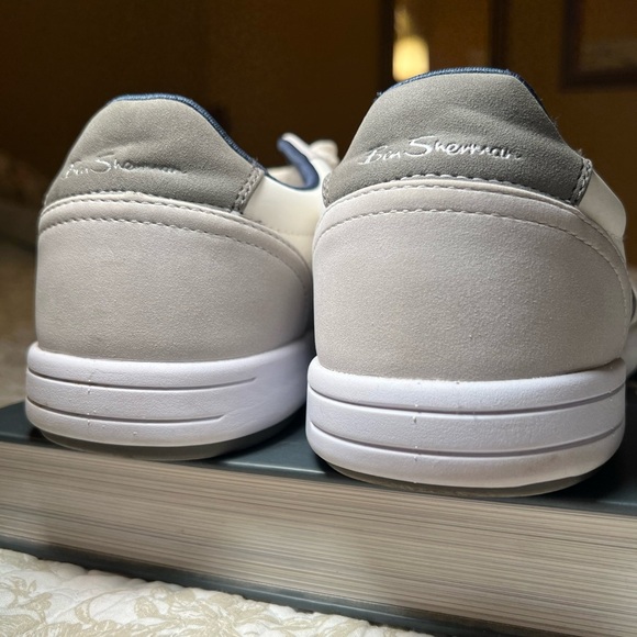 Ben Sherman White Pacer Old School Jogger Sneaker, size 12 Preppy Blokecore - Picture 3 of 11